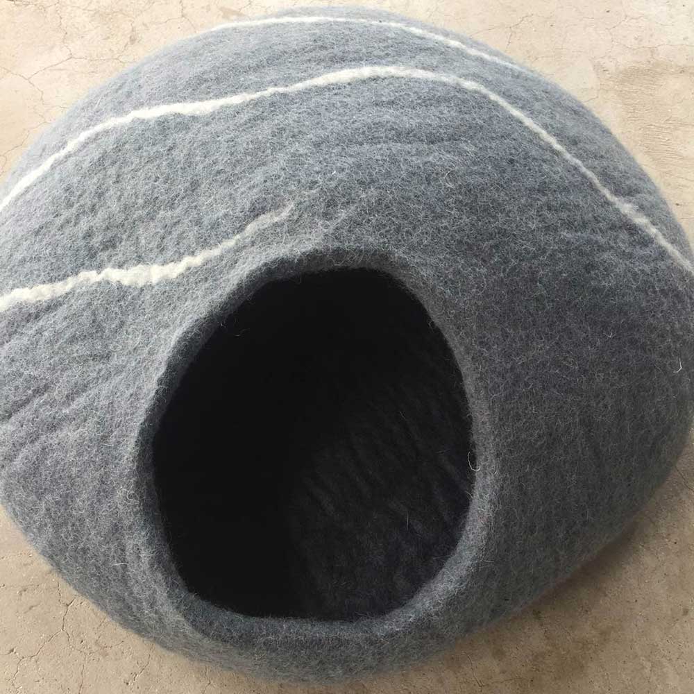 Felt Cat Cave Marble House - Felt Cat Cave Australia – Felt Ball Rug ...