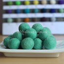 Felt Ball Spearmint 1 CM,  2 CM, 2.5 CM, 3 CM, 4 CM Colour 49 - Felt Ball Rug Australia - 1