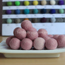 Felt Ball Baby Pink 1CM,  2CM, 2.5CM, 3CM, 4CM Colour 9 - Felt Ball Rug Australia - 1