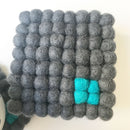 felt ball coasters