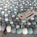 arctic felt ball rug