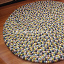 Autumn Felt Ball Rug - Felt Ball Rug Australia - 1