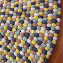 Autumn Felt Ball Rug - Felt Ball Rug Australia - 3