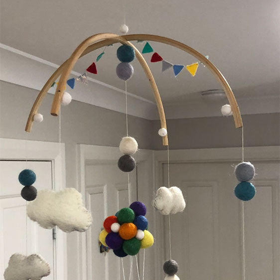 Baby Mobile Wooden Frame