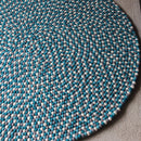 Baby Blue Felt Ball Rug