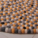 Beehive Felt Ball Rug