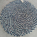 storm cloud felt ball rug