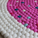 Dazzling Donut Felt Ball Rug - Felt Ball Rug Australia - 2