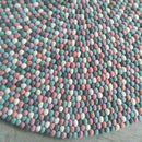 felt ball rug fairy floss