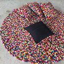 felt ball cushion