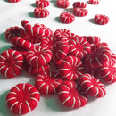 felt peppermint candy red