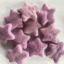 felt stars pink