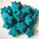 Felt Stars Mint Green