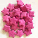 Felt Stars Pastel Pink