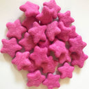 Felt Stars Pastel Pink