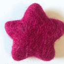 Felt Stars Rose Red