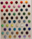 felt ball garland colours