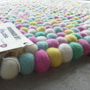 gelati felt ball rug