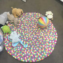 felt ball rug gelato