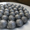 silver glitter felt balls