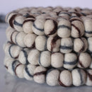 Natural Stone Felt Ball Trivet