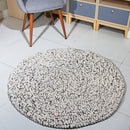 Natural Stone Felt Ball Rug