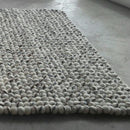 Natural Stone Rectangle Felt Ball Rug - Felt Ball Rug Australia - 2