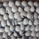 Natural Stone Felt Ball Rug