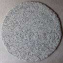 Natural Stone Felt Ball Rug