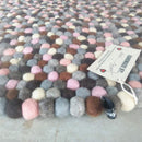 Pebble Beach Felt Ball Rug