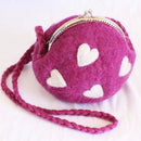 Mini Love Felt Purse