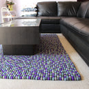 Rectangle Felt Ball Rug Custom Made - Felt Ball Rug Australia - 2