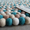 Sea Stone Felt Ball Rug