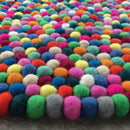 Smartie Felt Ball Rug