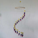 spiral felt ball mobile
