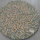 Summer Sunshine Felt Ball Rug