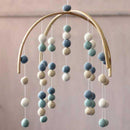 Mint Magic Felt Ball Mobile