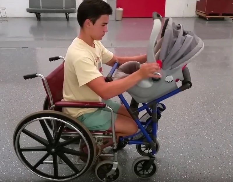 Wheelchair Stroller For Paraplegic New Mums