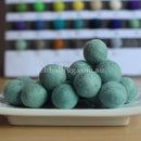 Felt Ball Lolly Green 1 CM,  2 CM, 2.5 CM, 3 CM, 4 CM Colour 50 - Felt Ball Rug Australia - 1