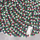 Christmas Candy Felt Ball Rug