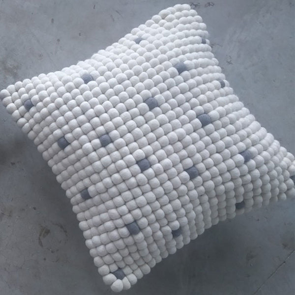 felt ball cushion