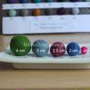 Felt Ball Lolly Green 1 CM,  2 CM, 2.5 CM, 3 CM, 4 CM Colour 50 - Felt Ball Rug Australia - 2