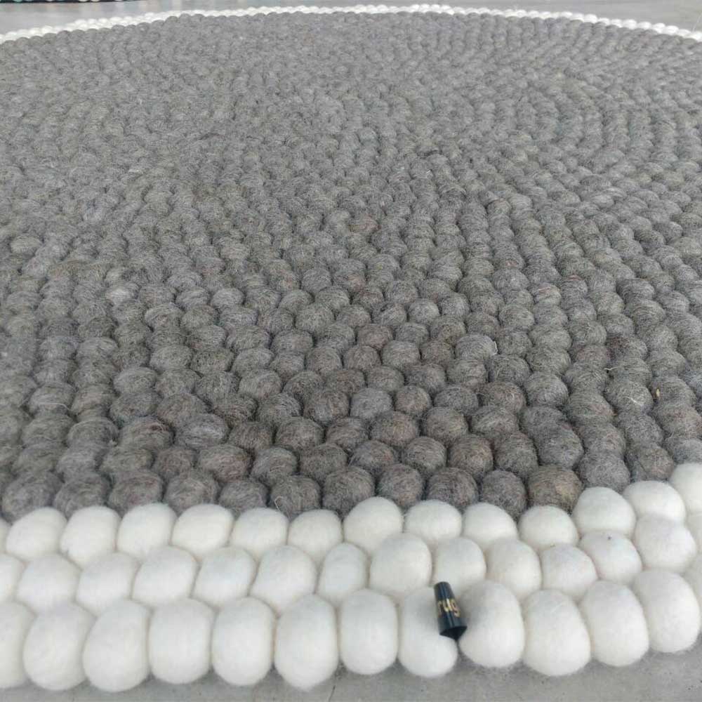 Misty Moon Felt Ball Rug - Felt Ball Rug Australia